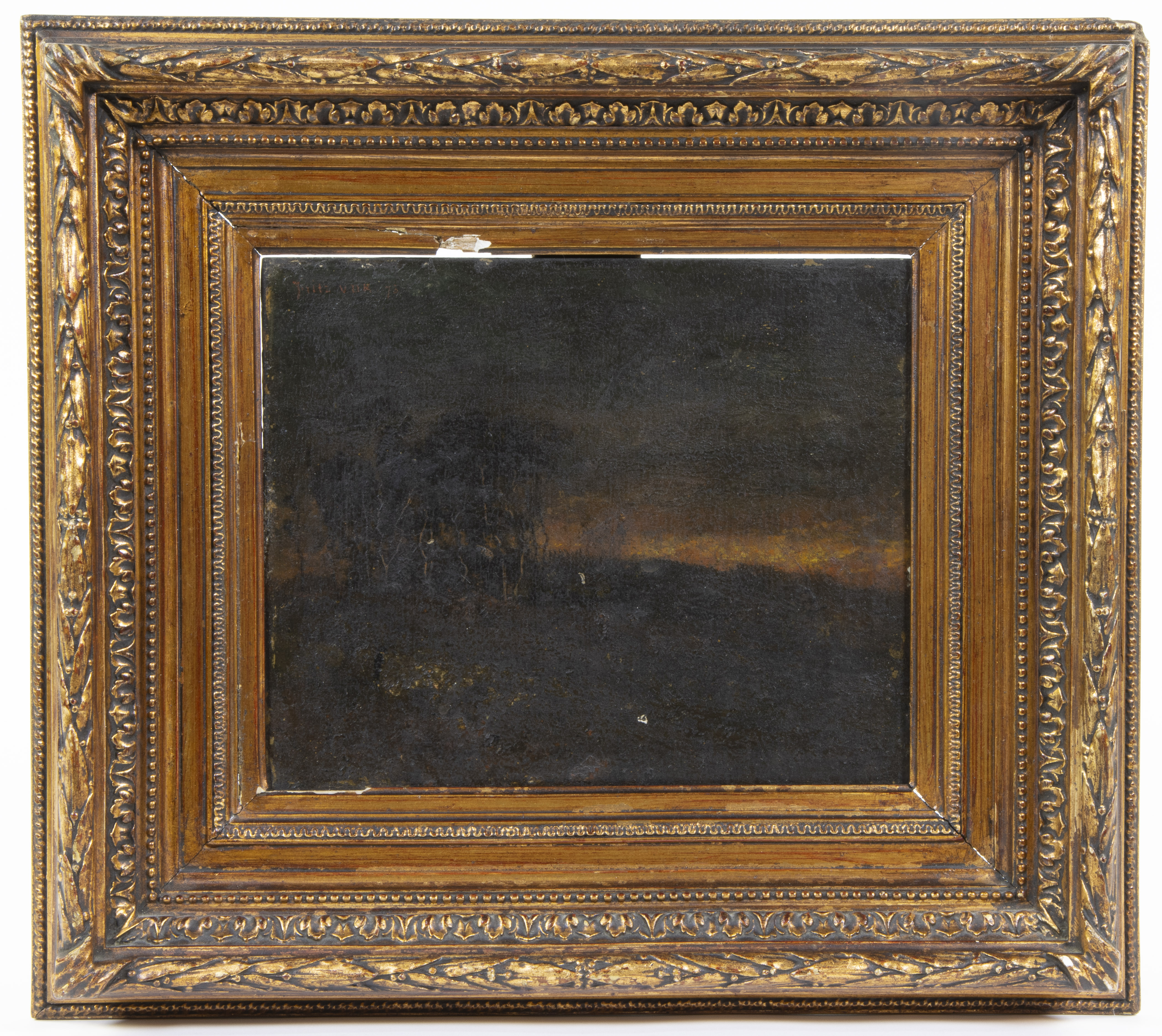 Frédéric Jean-Louis VAN DE KERKHOVE (act.c.1862-1873), oil on panel Landscape, signed, dated '73 and - Image 2 of 4