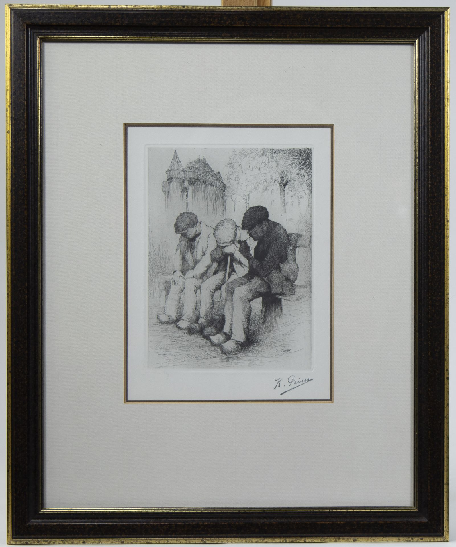 Kurt PEISER (1887-1962), 2 etchings, signed - Bild 6 aus 7