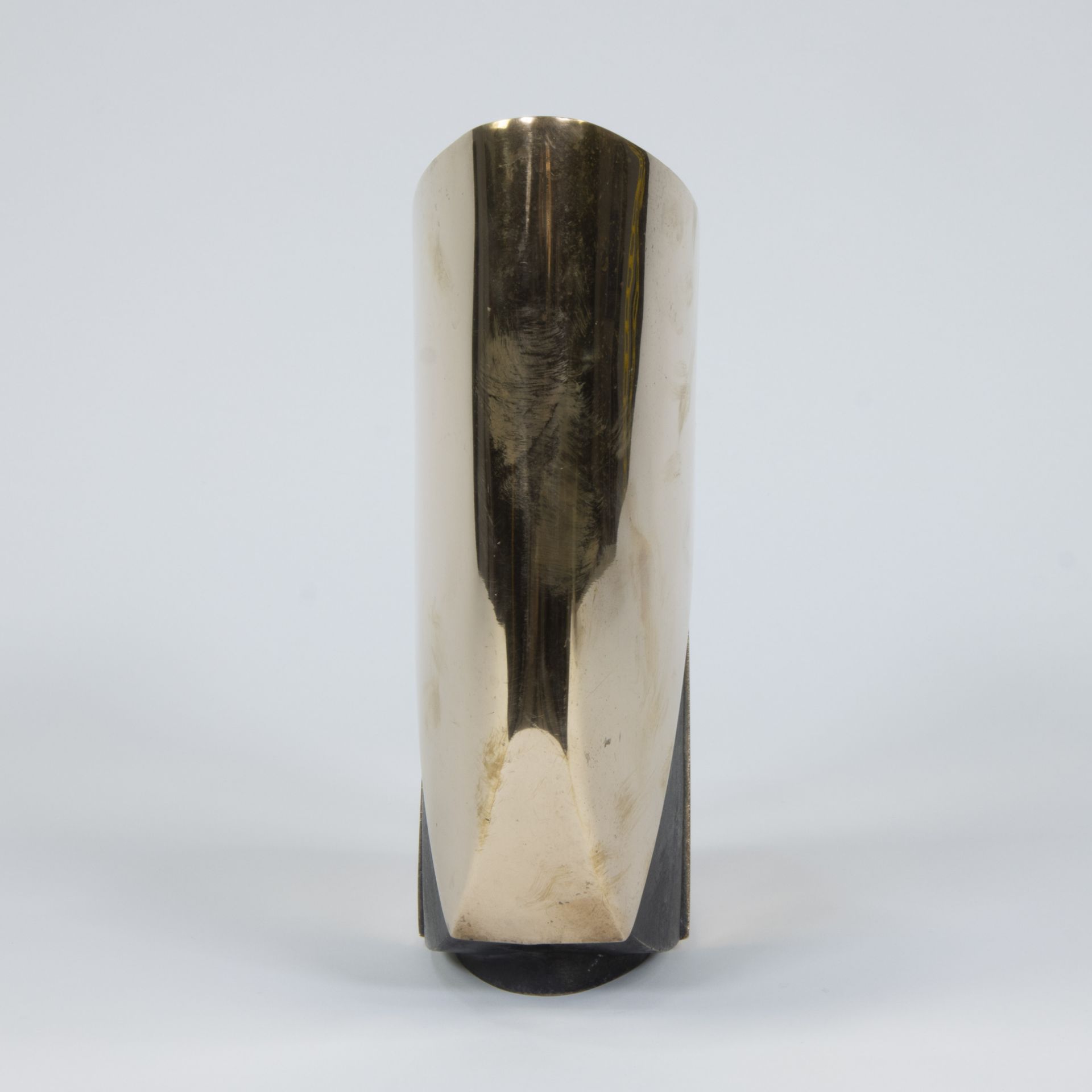 Esa FEDRIGOLLI (1950), polished bronze vase, 1970, Esart foundry - Bild 4 aus 5
