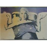 Pol MARA (1920-1998), lithograph on Steinbach paper 'Greek hypnosis 1973, numbered Artist proof and