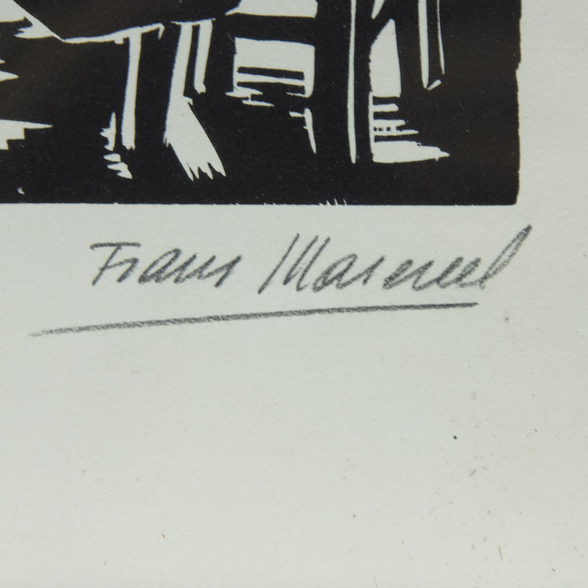 Frans MASEREEL (1889-1972), woodcut numbered 68/75, signed and dated 1938 - Image 3 of 4