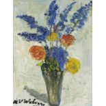 Henri Victor WOLVENS (1896-1977), oil on canvas Vase with flowers, signed