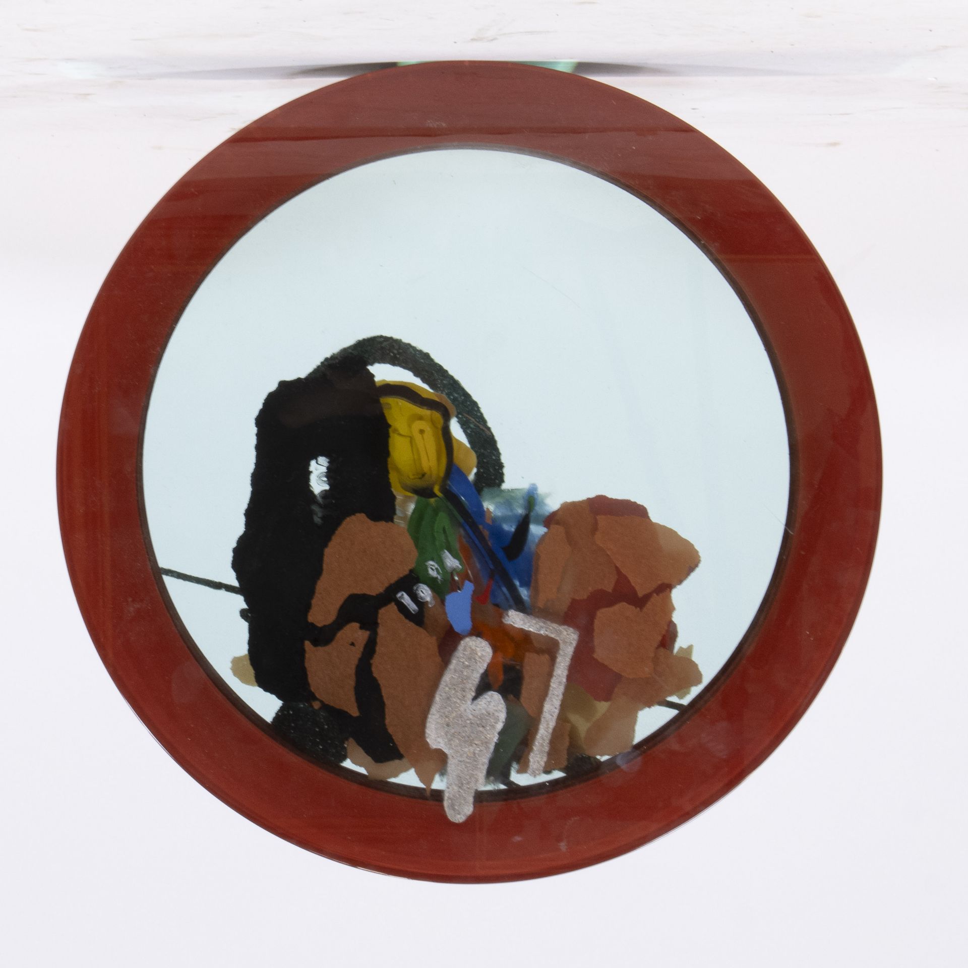 Elias BOHUMIL (1937-2005), round glass sculpture Untitled, signed - Image 2 of 3