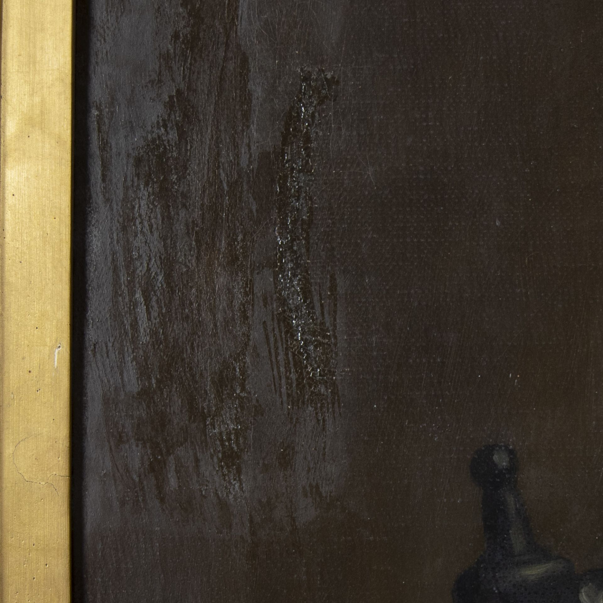 19th century oil on canvas Ernest Rooman d'Ertbuer 17/06/1834 - 23/04/1917, signed, with coat of arm - Bild 6 aus 6
