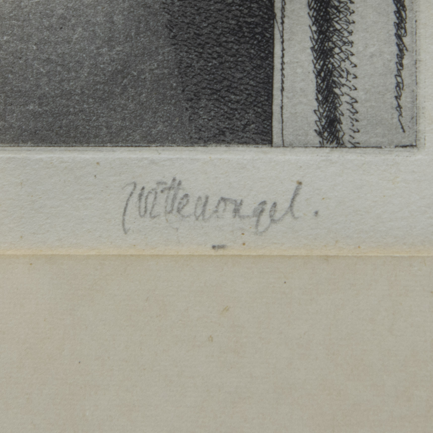 Roger Marcel WITTEVRONGEL (1933), etching Nude, proof 2/2, signed - Image 3 of 4