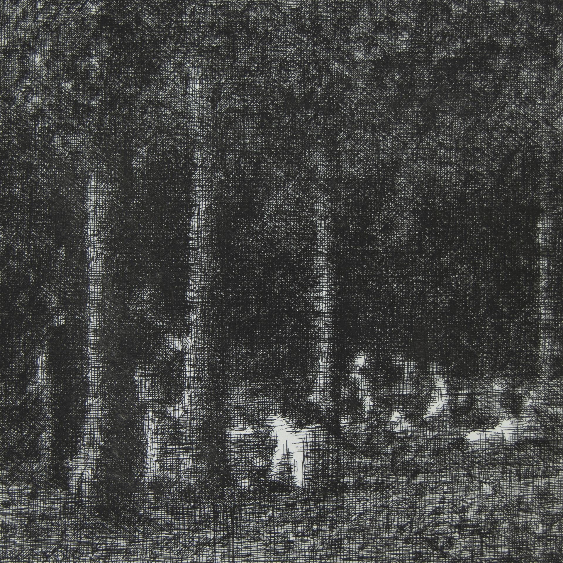 Wayne GONZALES (1957), folder with 5 copper etchings on Hähnemüller paper 'CROWD' 2014, numbered 6/4 - Bild 10 aus 10
