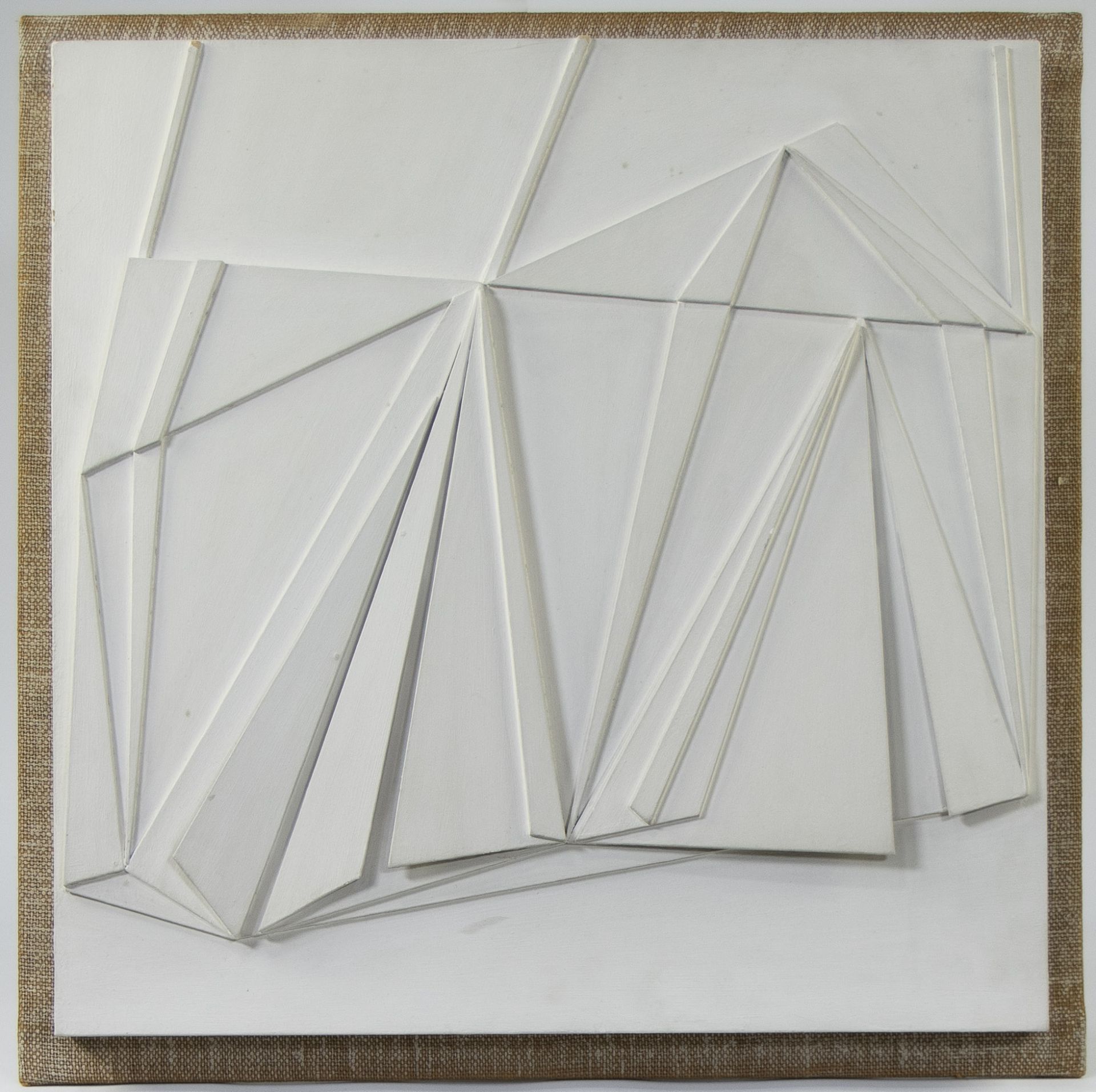 Gilbert SWIMBERGHE (1927-2015), relief wood and cardboard 1966, signed and dated