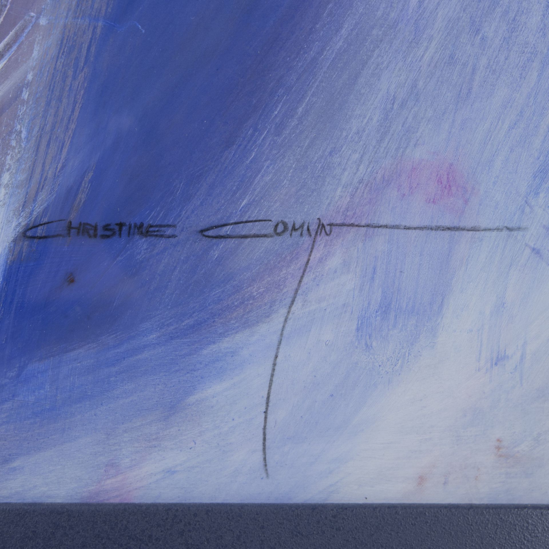 Christine COMIJN (1957), oil on paper Untitled, signed - Image 3 of 4