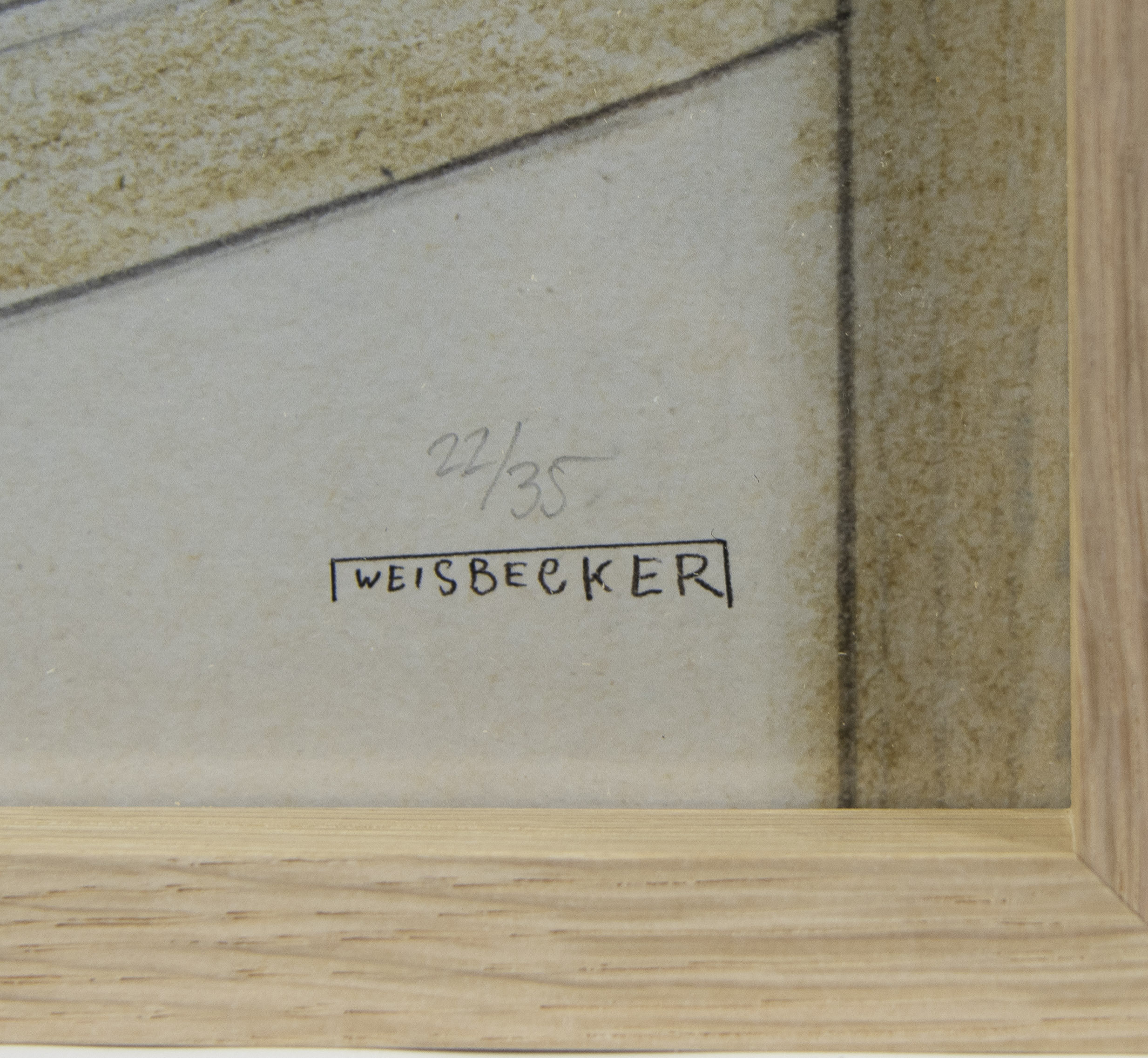 Philippe WEISBECKER (1942), lithograph Adirondack, numbered 22/35, signed and dated '05 - Image 3 of 4