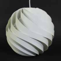 Turbo light in white aluminium from Bald & Bang, designed by Louis Weisdorf