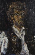 Henri VANDERMOERE (1939), oil on canvas self-portrait, signed