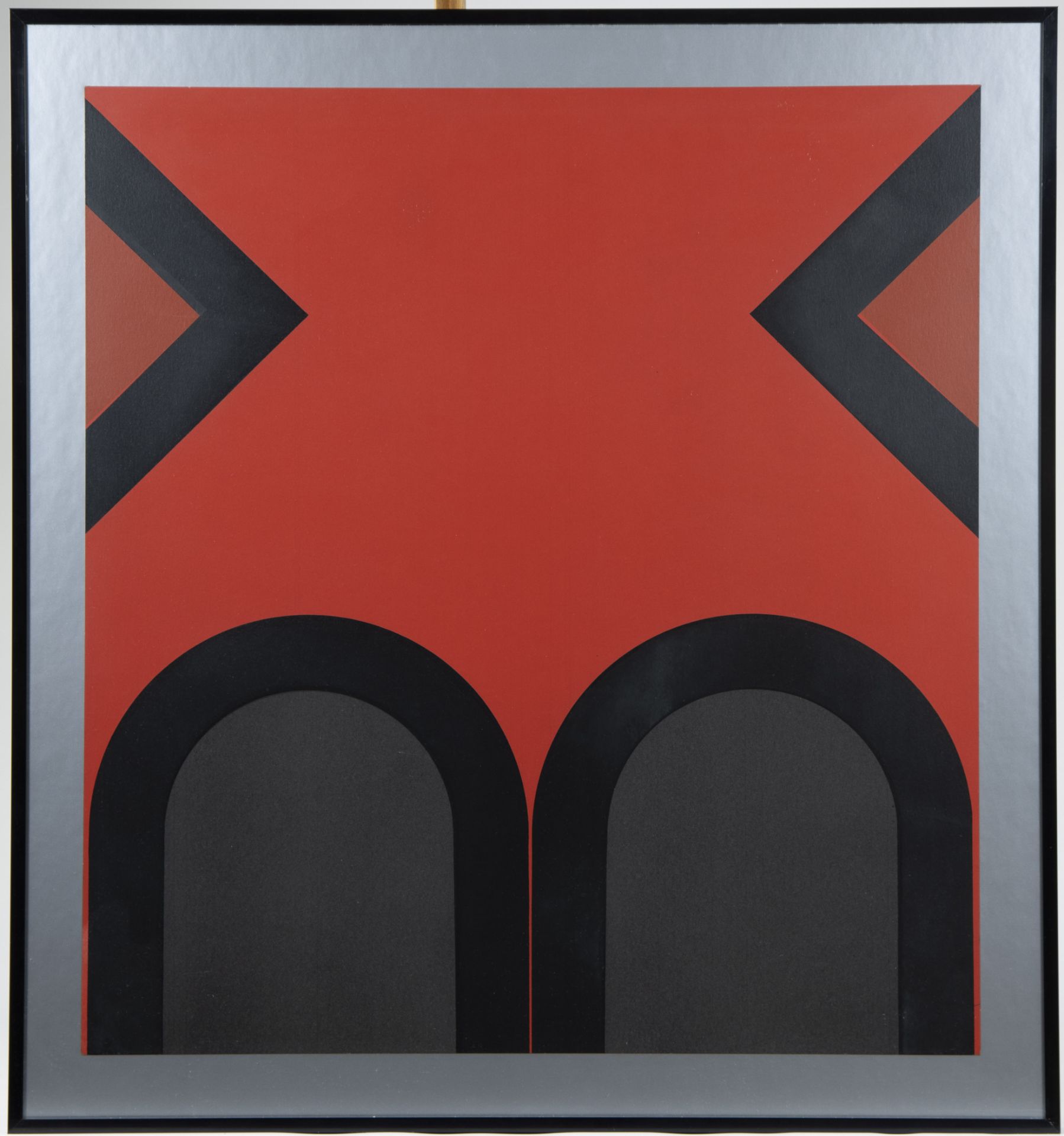 Marc VERSTOCKT (1930-2014), gouache on paper Untitled, signed - Image 2 of 2