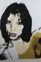 Andy WARHOL (1928-1987) (after), screenprint Mick Jagger, published by Seabird Editions, signed in t