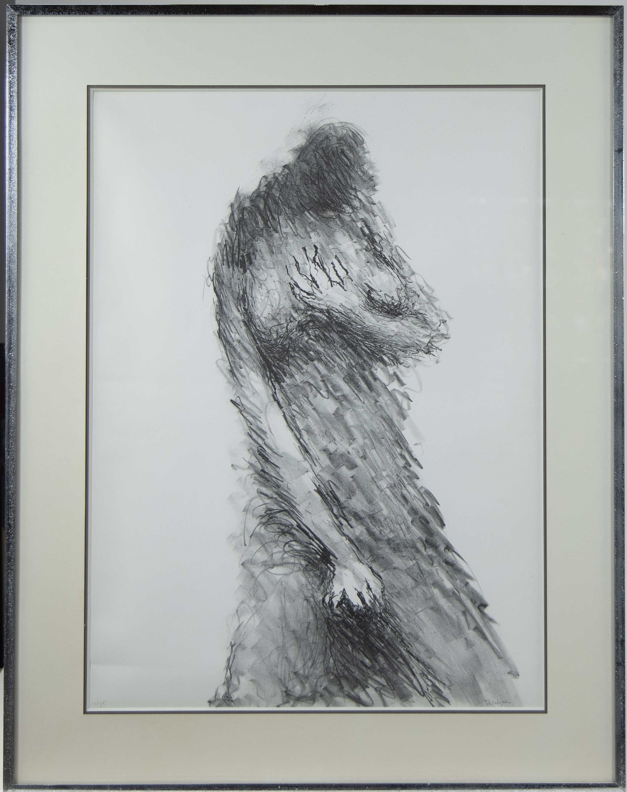 Eugène DODEIGNE (1923-2015), lithograph Untitled, numbered 15/35 and signed - Image 2 of 4
