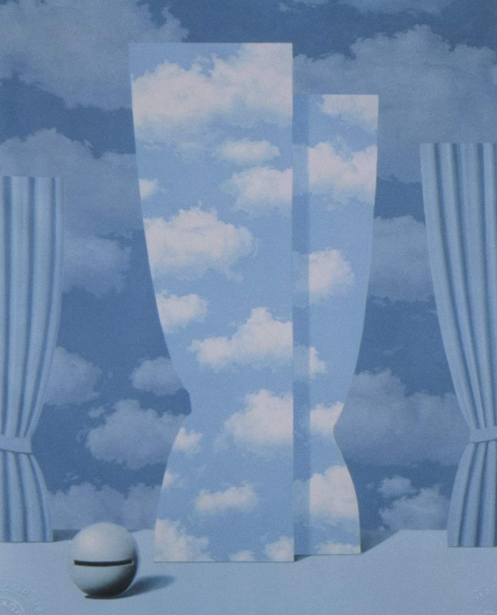 René MAGRITTE (1898-1967), lithograph after a 1962 work 'La peine perdue', numbered 11/300 and beari