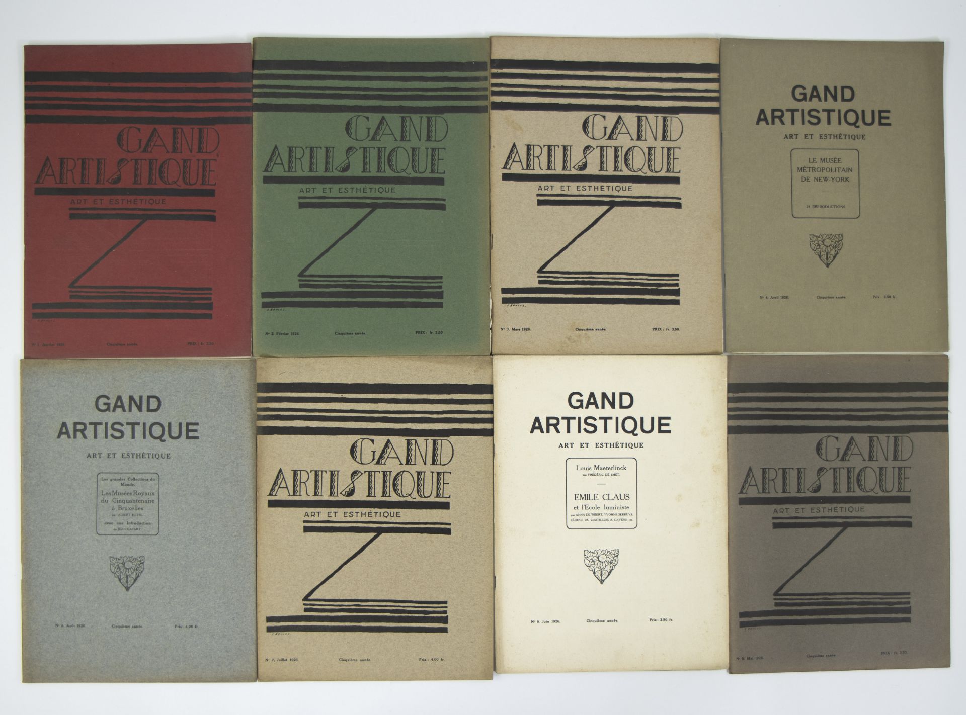 Art magazine GAND ARTISTIQUE volume 1926 (12 volumes)