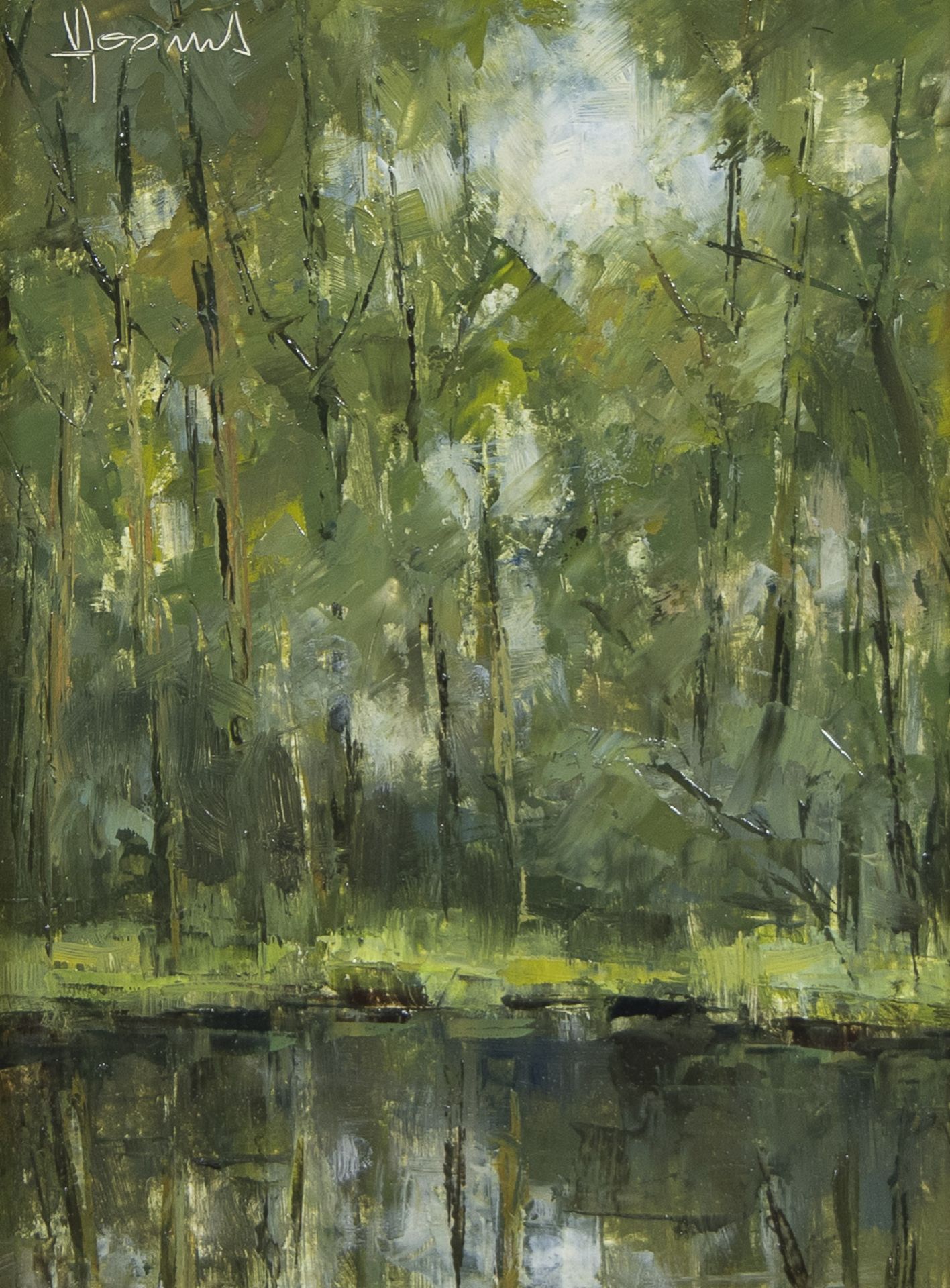 Vic DOOMS (1912-1994), lot of 4 works oil on board Landscapes, signed - Bild 5 aus 15