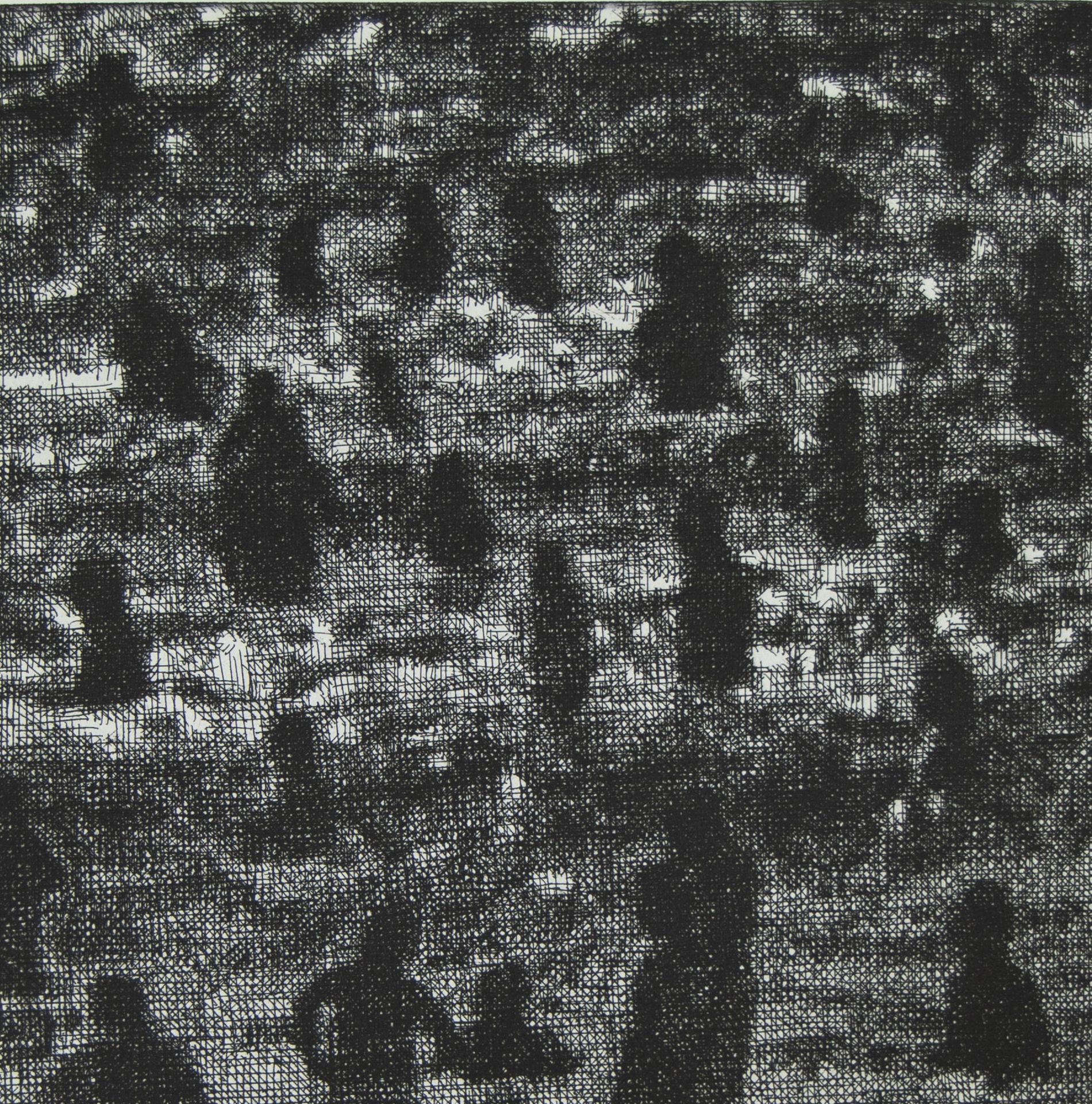 Wayne GONZALES (1957), folder with 5 copper etchings on Hähnemüller paper 'CROWD' 2014, numbered 6/4 - Bild 6 aus 10