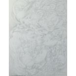 Roel D'HAESE (1921-1996), pencil drawing Je na connais pas, signed and dated 30/7/'68