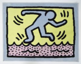 Bath mat Keith Haring edition Axis Paris, 100% cotton, made in Belgium