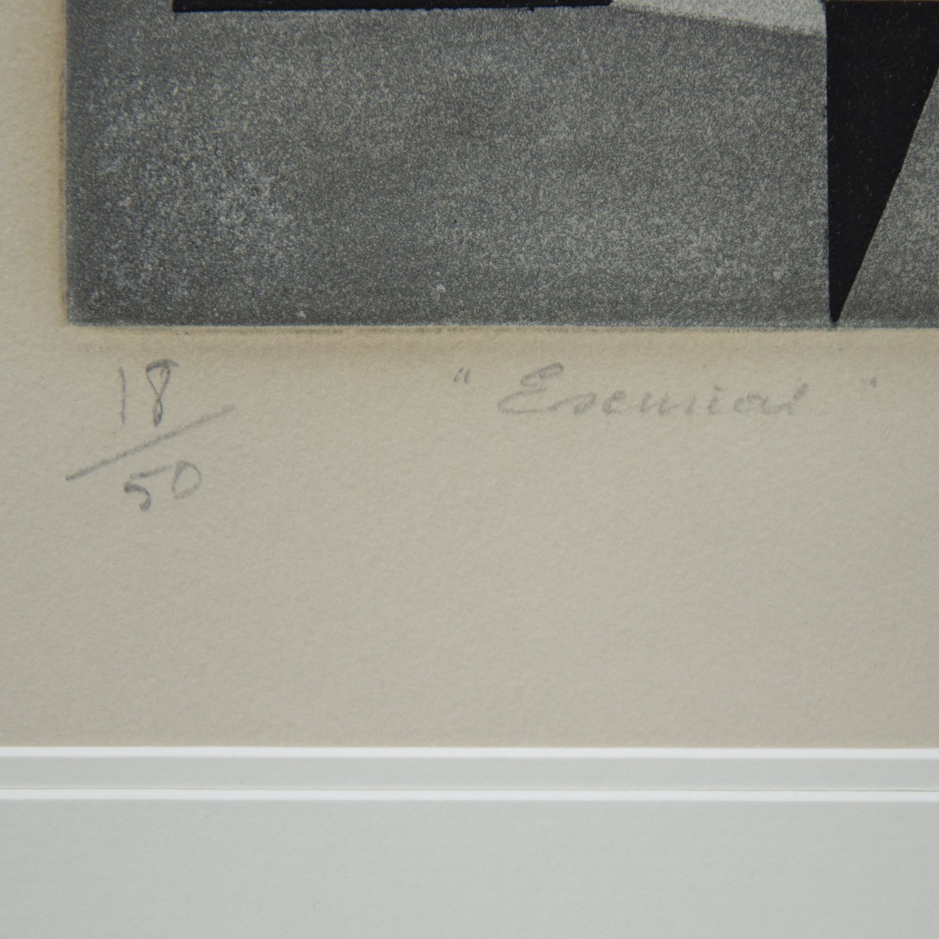 Luc PEIRE (1916-1994), aquatint Escurial 1964, numbered 18/50, signed and dated - Bild 4 aus 4