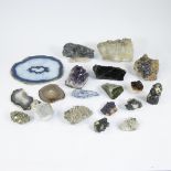 Fate minerals ao agate, rock crystal, pyrite, jade/nephrite