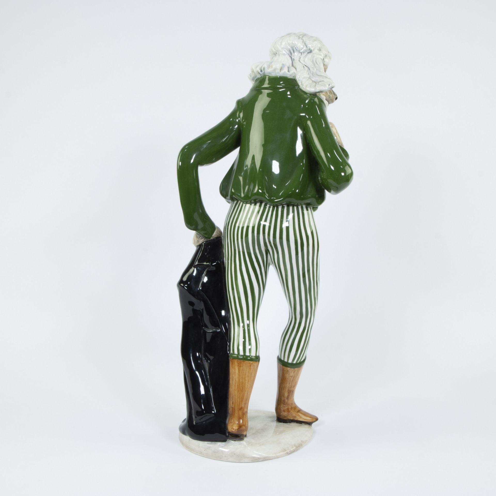 Large ceramic sculpture of a human with the head of a dog, special edition series ‘St Mary Mead’ mod - Image 3 of 5