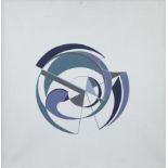 Mario BIZZARI (XX), acrylic on canvas Composition, signed and dated 1975 verso