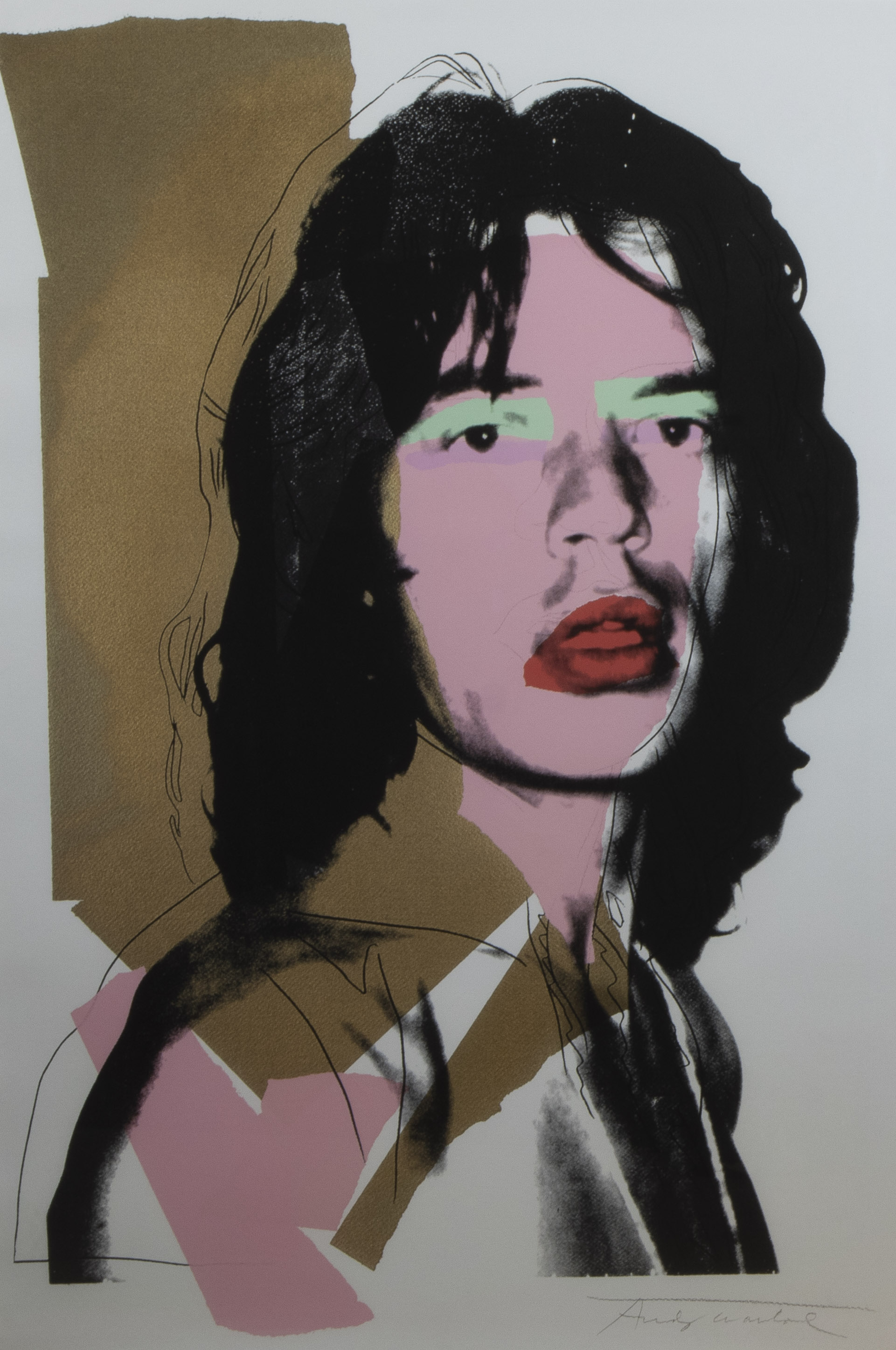 Andy WARHOL (1928-1987) (after), screenprint Mick Jagger, published by Seabird Editions, signed in t