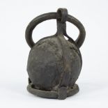 Medieval cannonball in cast iron