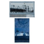 CHRISTO (1935-2020), offset lithography Projekt für Berlin, Wrapped Reichstag en The Wrapped Reichst