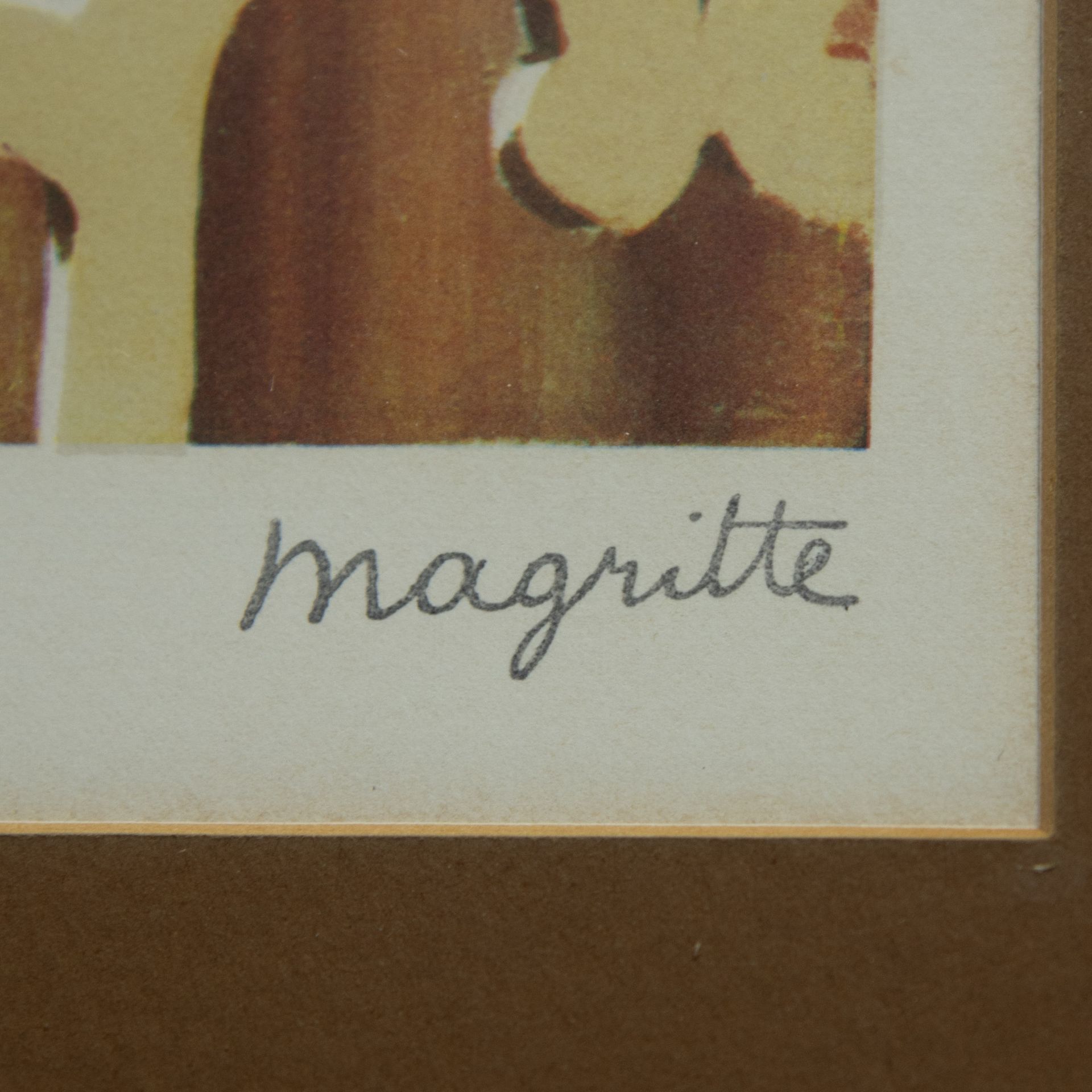 MAGRITTE René (1898-1967), lithograph Le Réveil-matin, numbered 74/200, signed in the plate and sign - Image 3 of 4