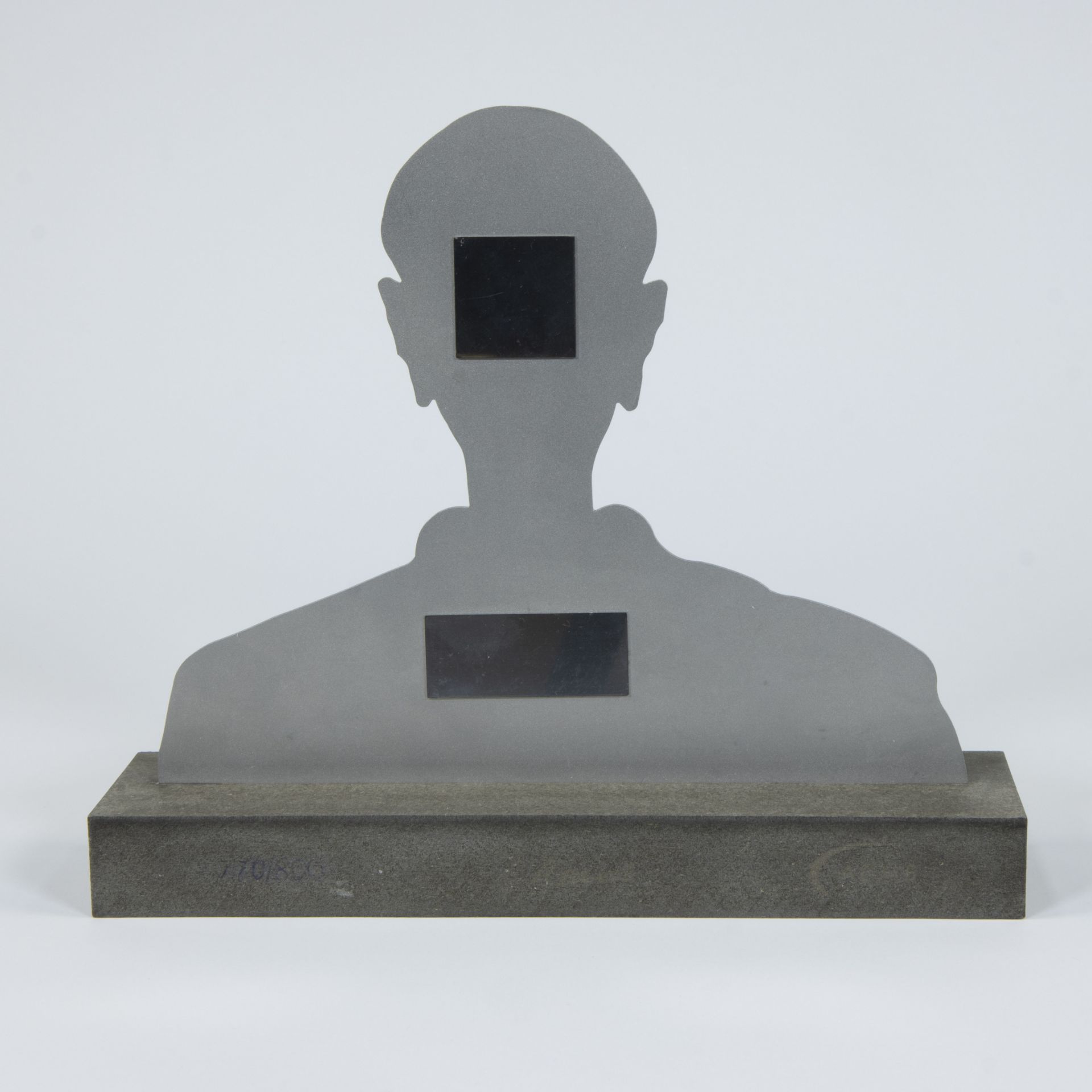 Roger RAVEEL (1921-2013), sculpture with metal and mirrors 'A Confrontation' 2001, numbered 770/800