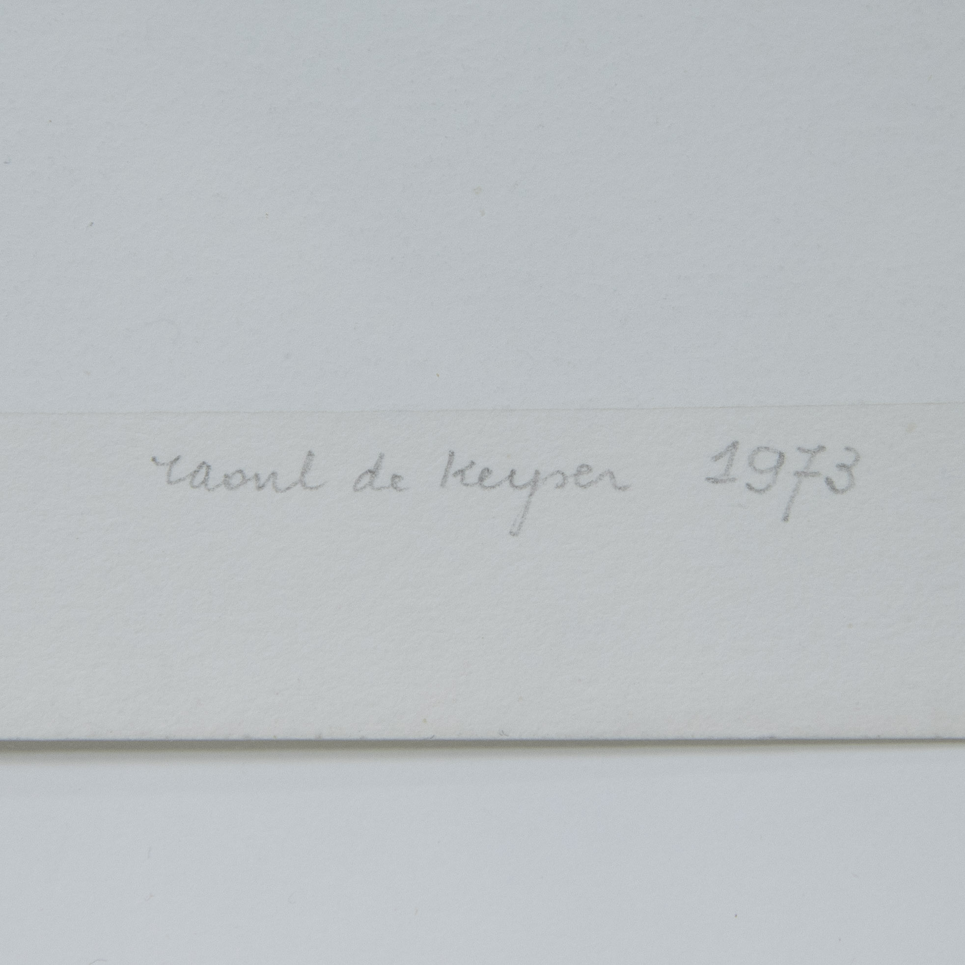 Raoul DE KEYSER (1930-2012), original folder with 5 silkscreen prints Wakken, numbered 60/60, signed - Bild 12 aus 13