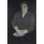Fons ROGGEMAN (1939), oil on canvas Female portrait, signed and dated '61