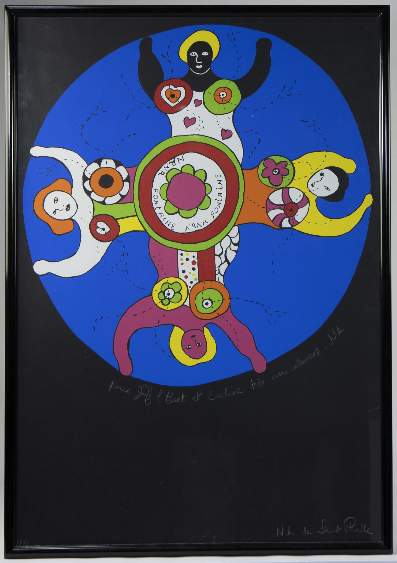 Niki DE SAINT-PHALLE (1930-2002), colour screenprint 'Nana Fontaine', numbered 7/75 and signed - Bild 2 aus 4