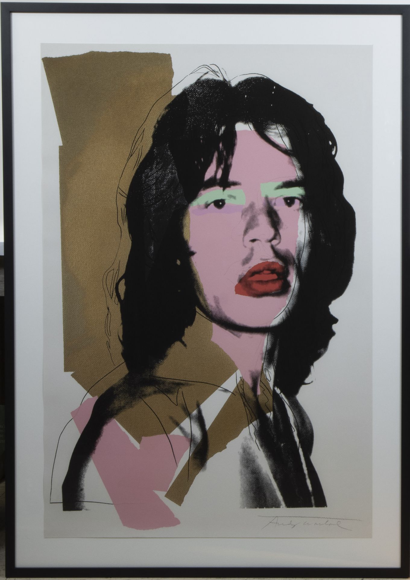 Andy WARHOL (1928-1987) (after), screenprint Mick Jagger, published by Seabird Editions, signed in t - Bild 2 aus 4