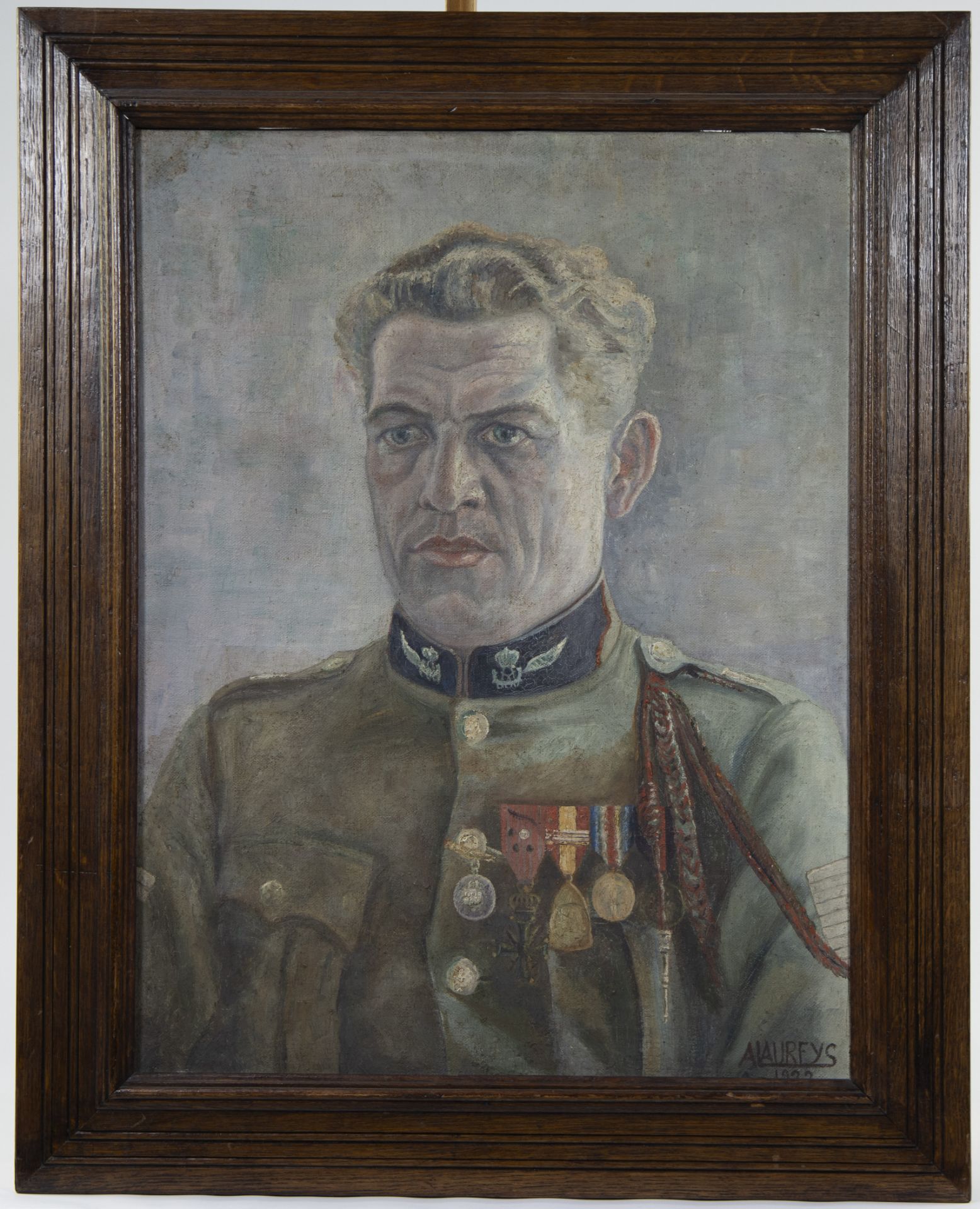 Armand LAUREYS (1867-?), oil on canvas, Military, signed and dated 1922 - Bild 2 aus 4