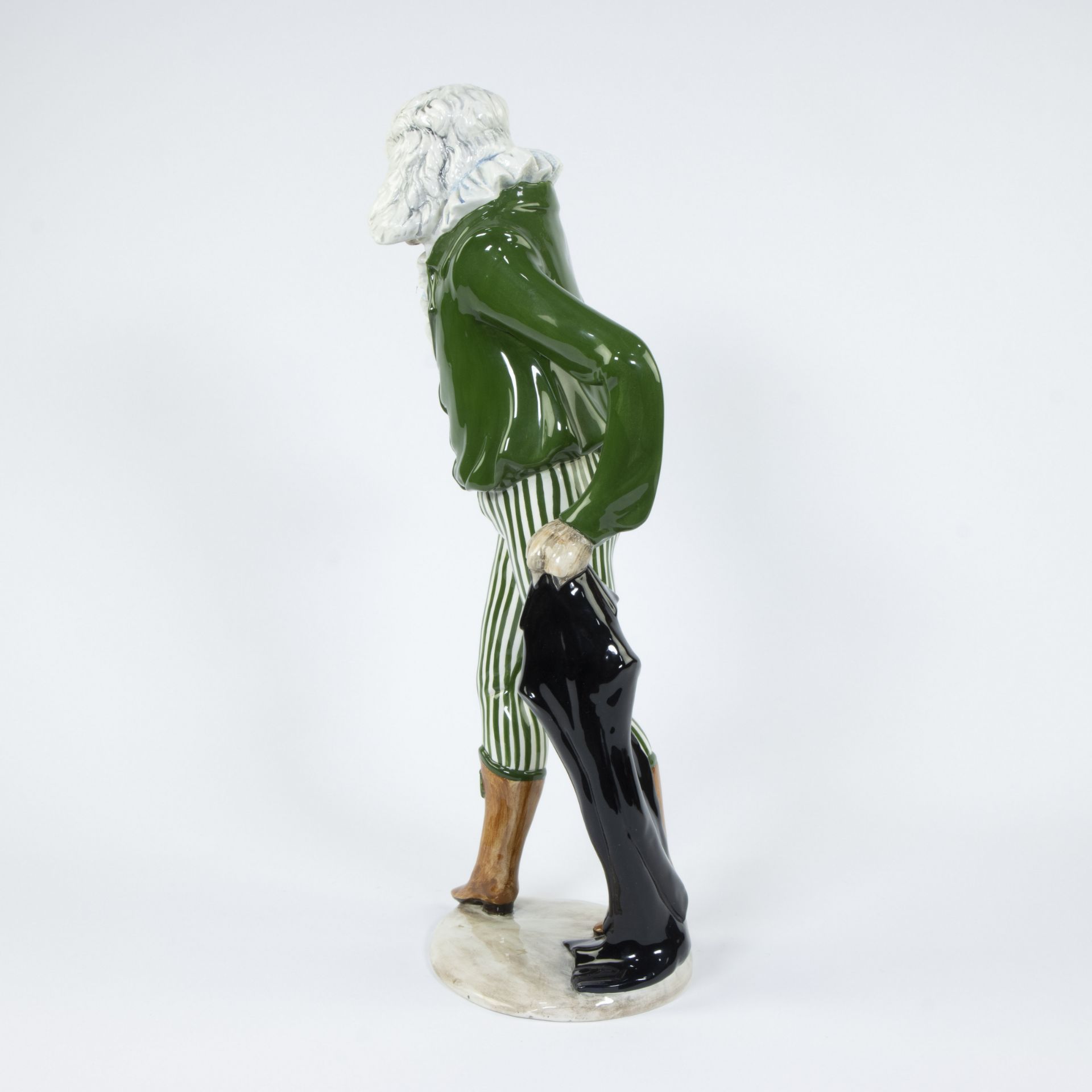 Large ceramic sculpture of a human with the head of a dog, special edition series ‘St Mary Mead’ mod - Image 2 of 5