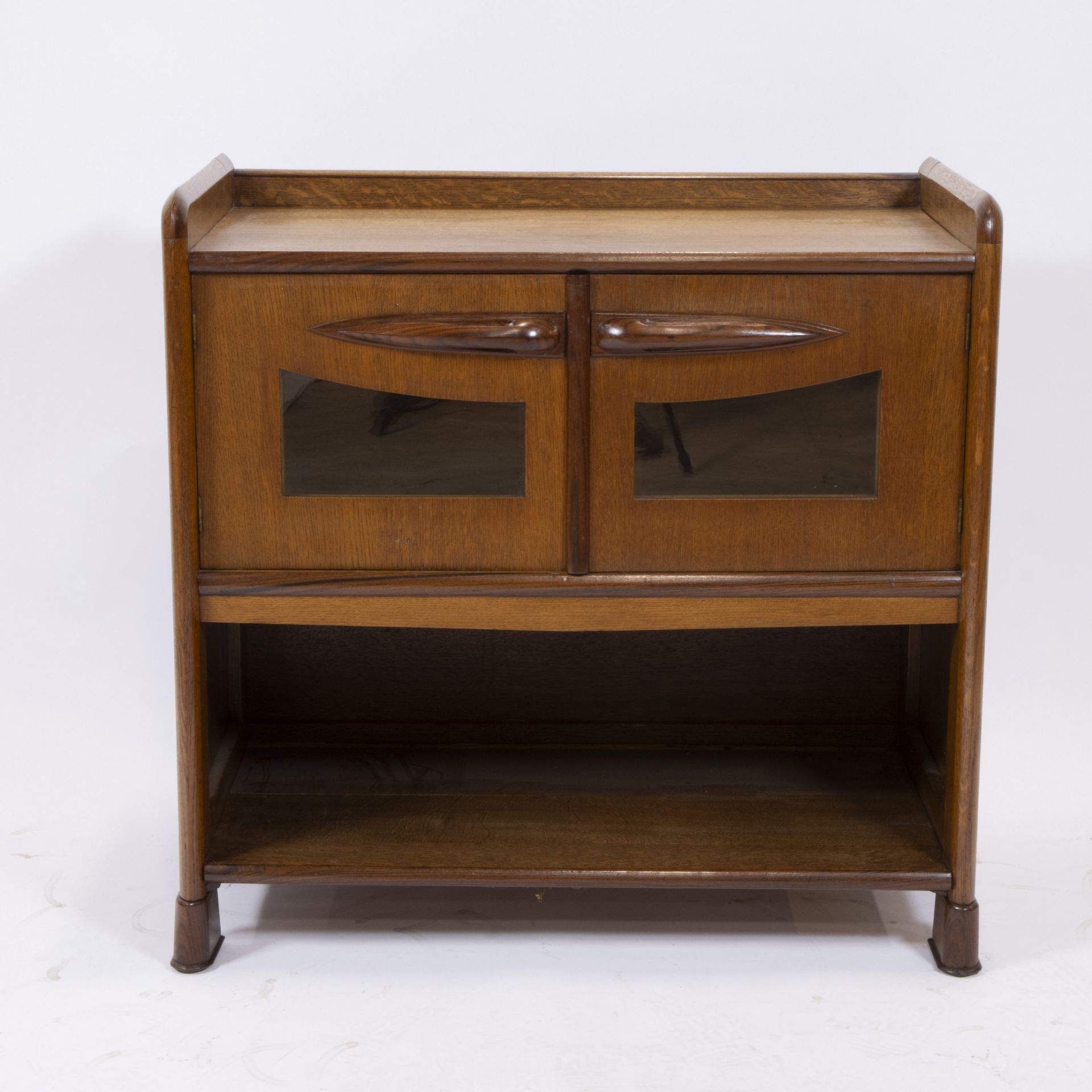 2 Art Deco sideboards, Amsterdam school, circa 1930s - Image 2 of 3