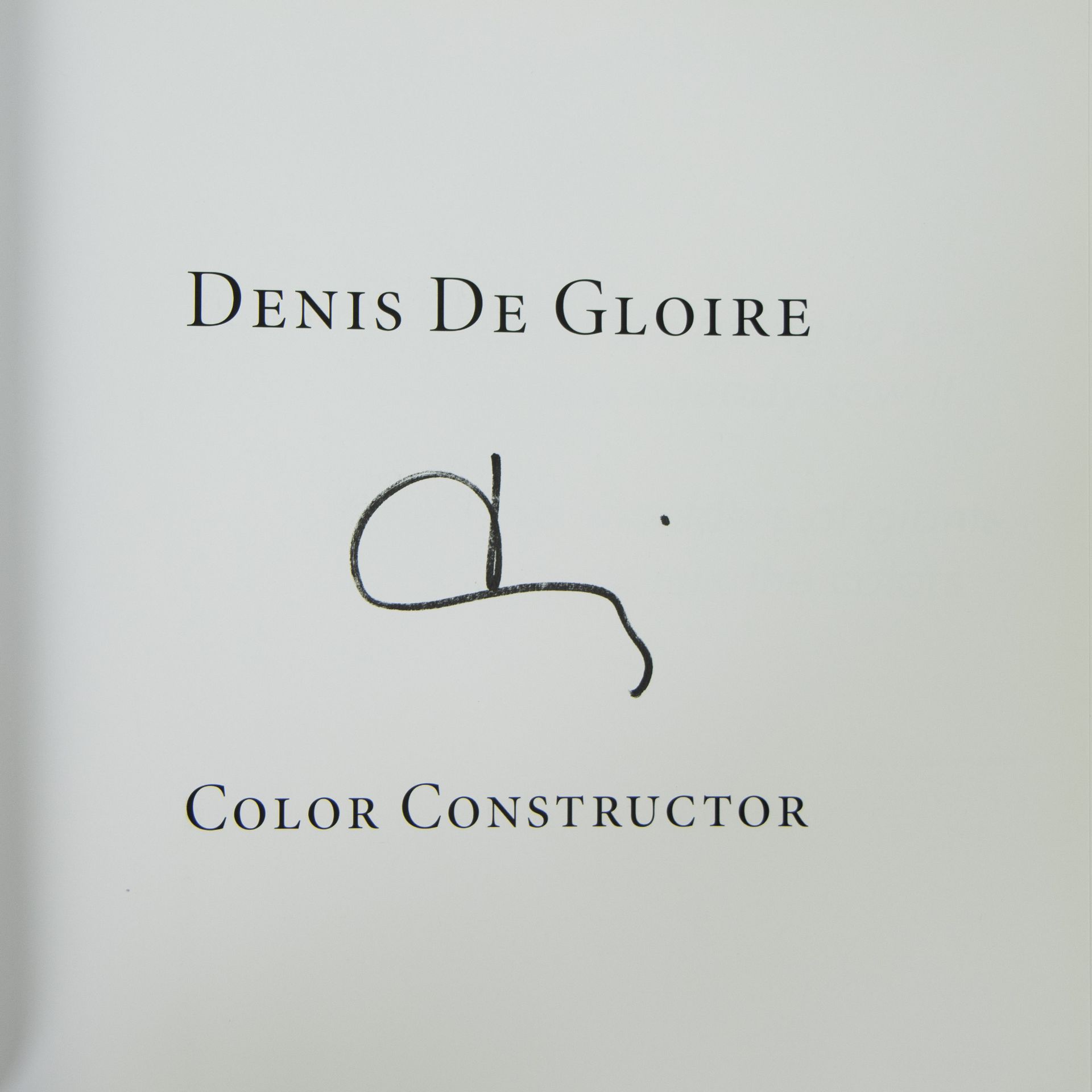 Denis DE GLOIRE (1959), book Color Constructor with painted cover (on canvas), signed and dated 2015 - Image 3 of 5