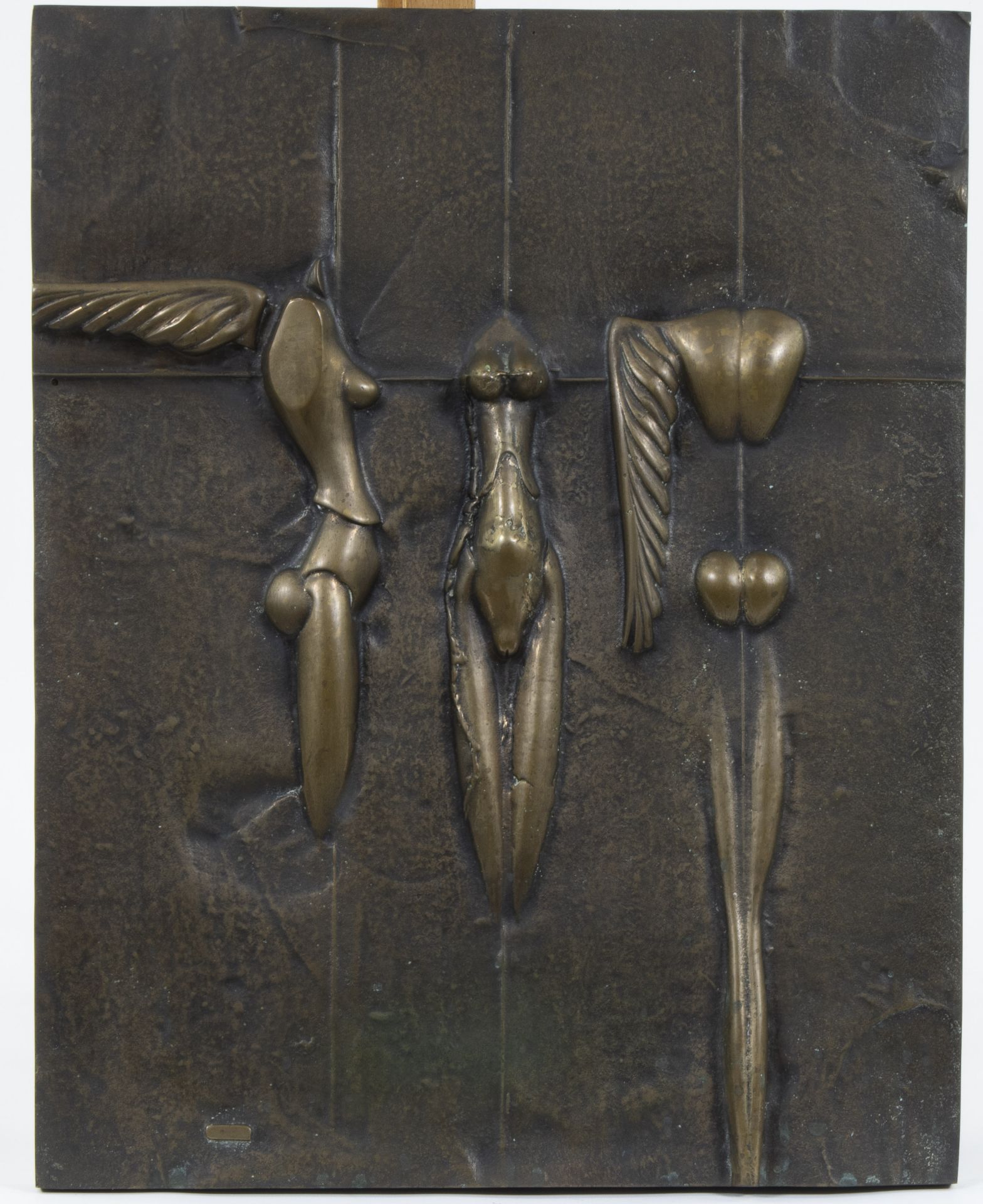 Paul WUNDERLICH (1927-2010), bronze relief Nike, signed