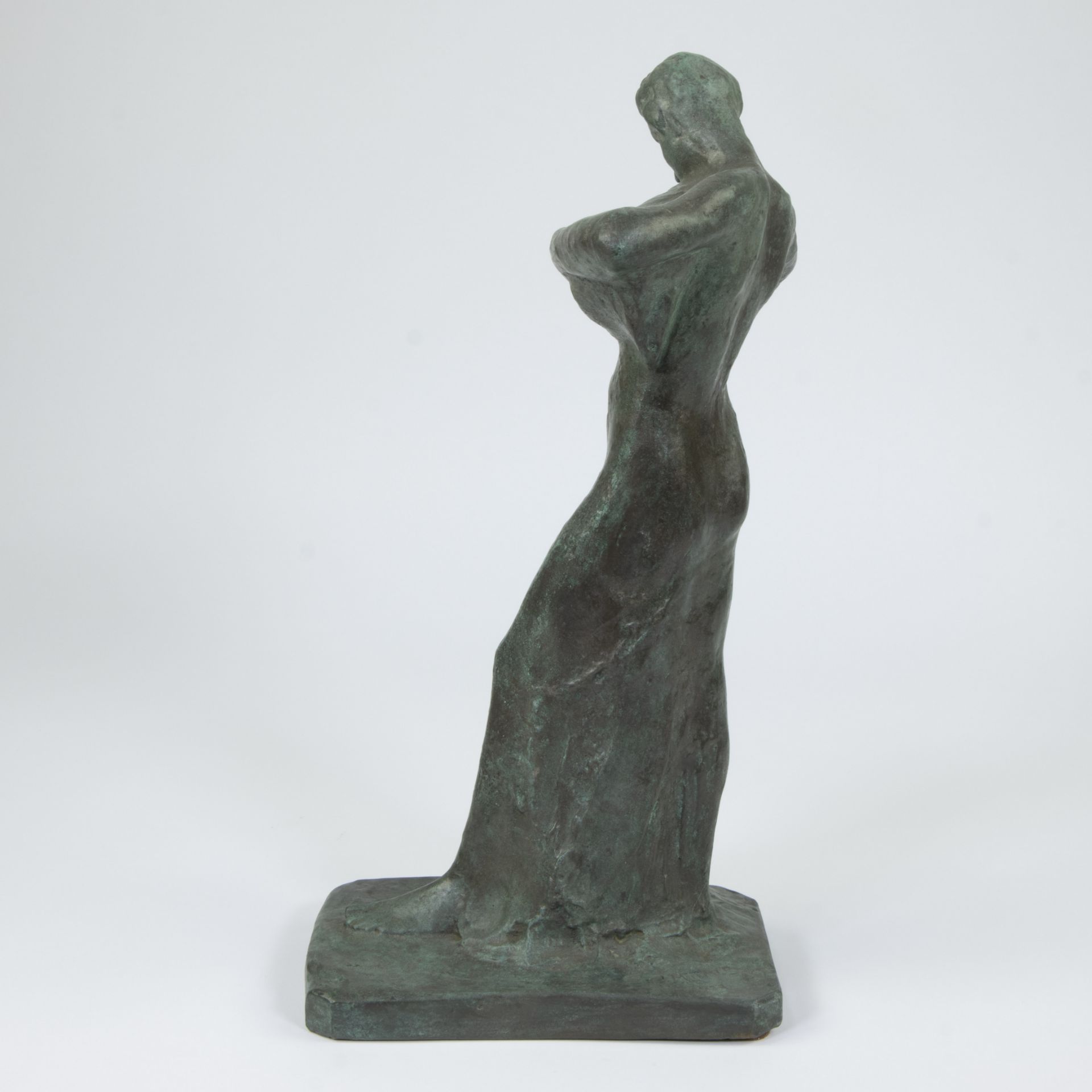 George MINNE (1866-1941), bronze Mother and child, signed and dated 1928 - Bild 4 aus 8