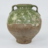 19th century French glazed terracotta jug