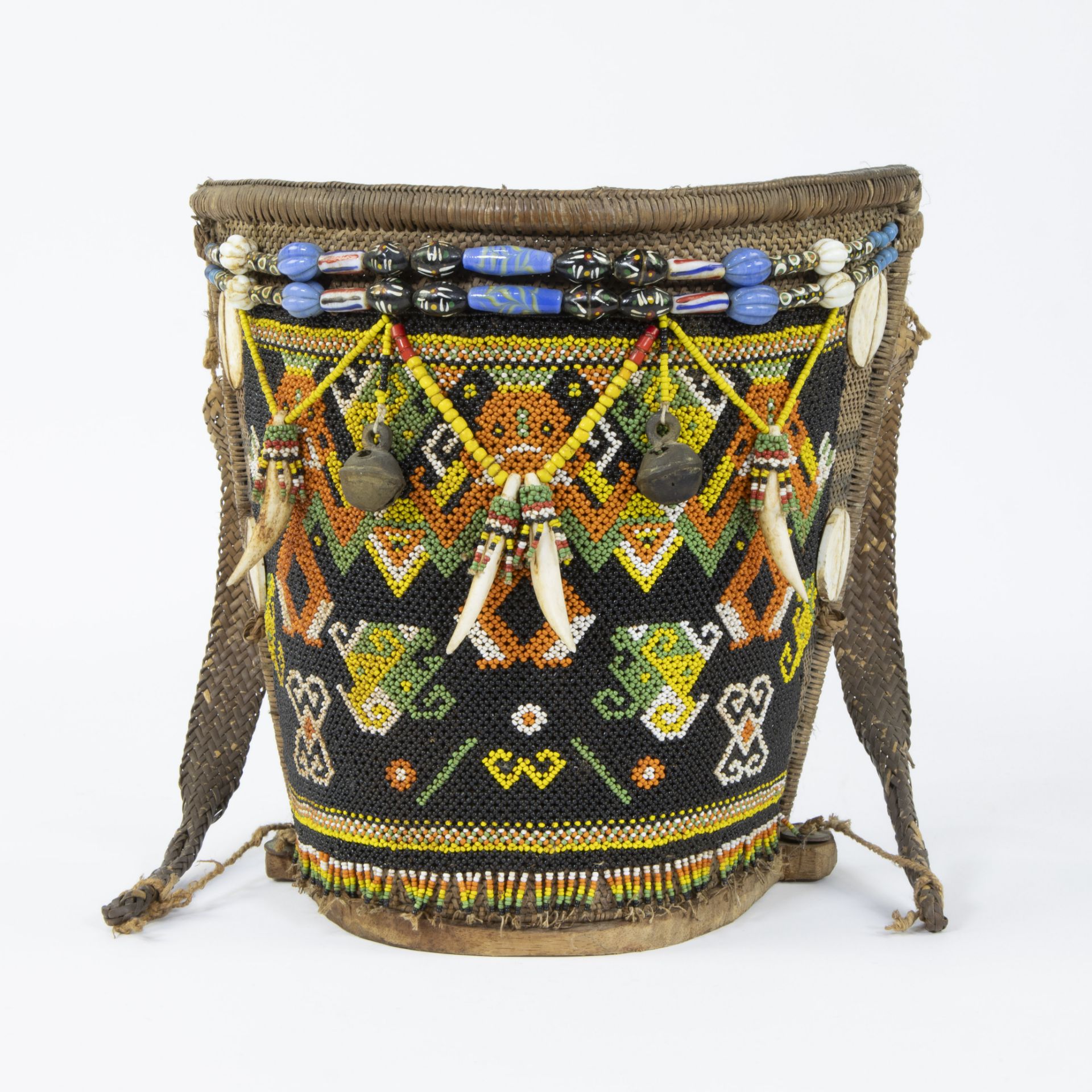 Carrying bag from Borneo, DAYAK tribe, 1st half 20th century