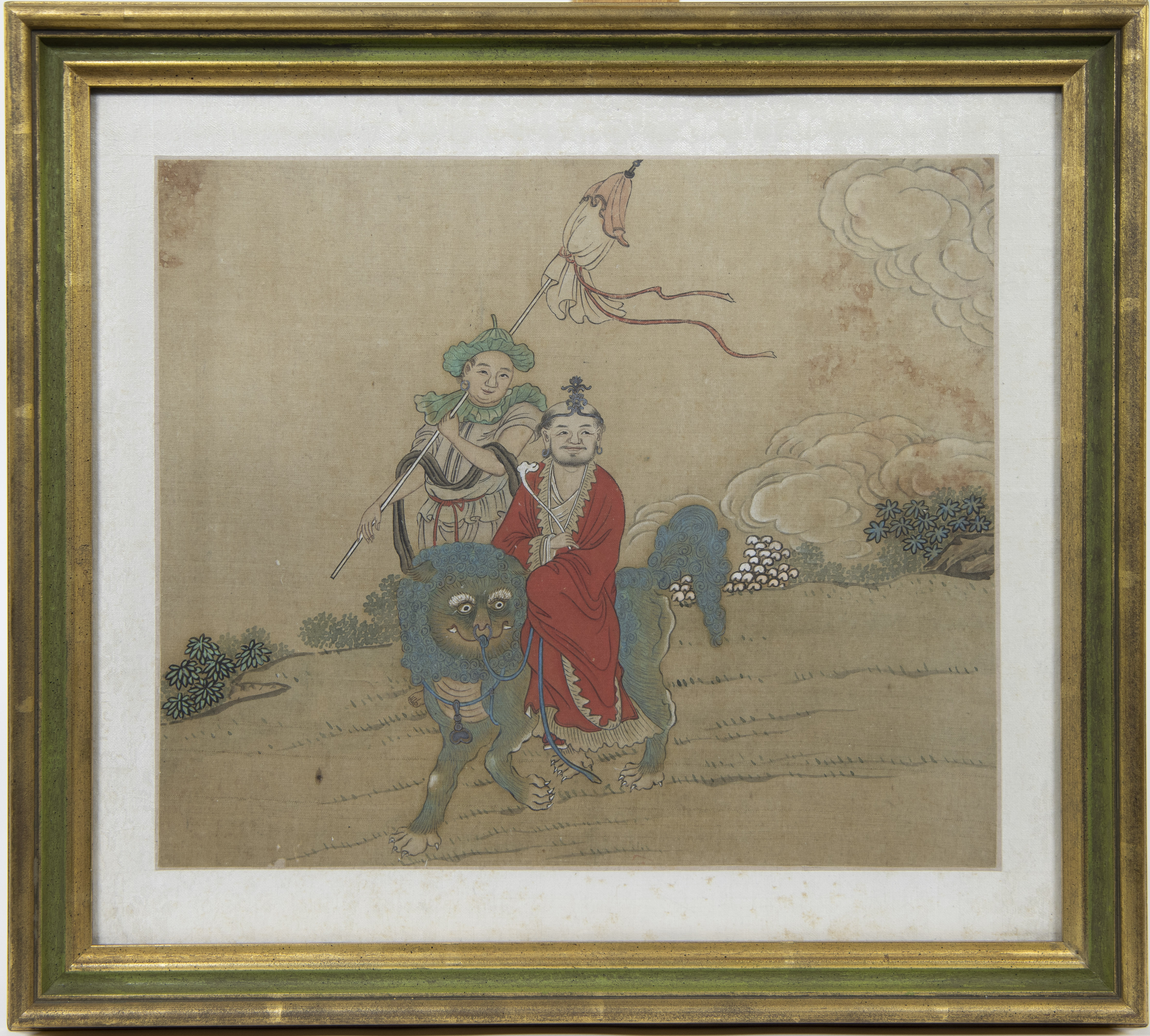 Set of 13 Chinese coloured drawings on silk, 19th century, some are signed - Image 2 of 17
