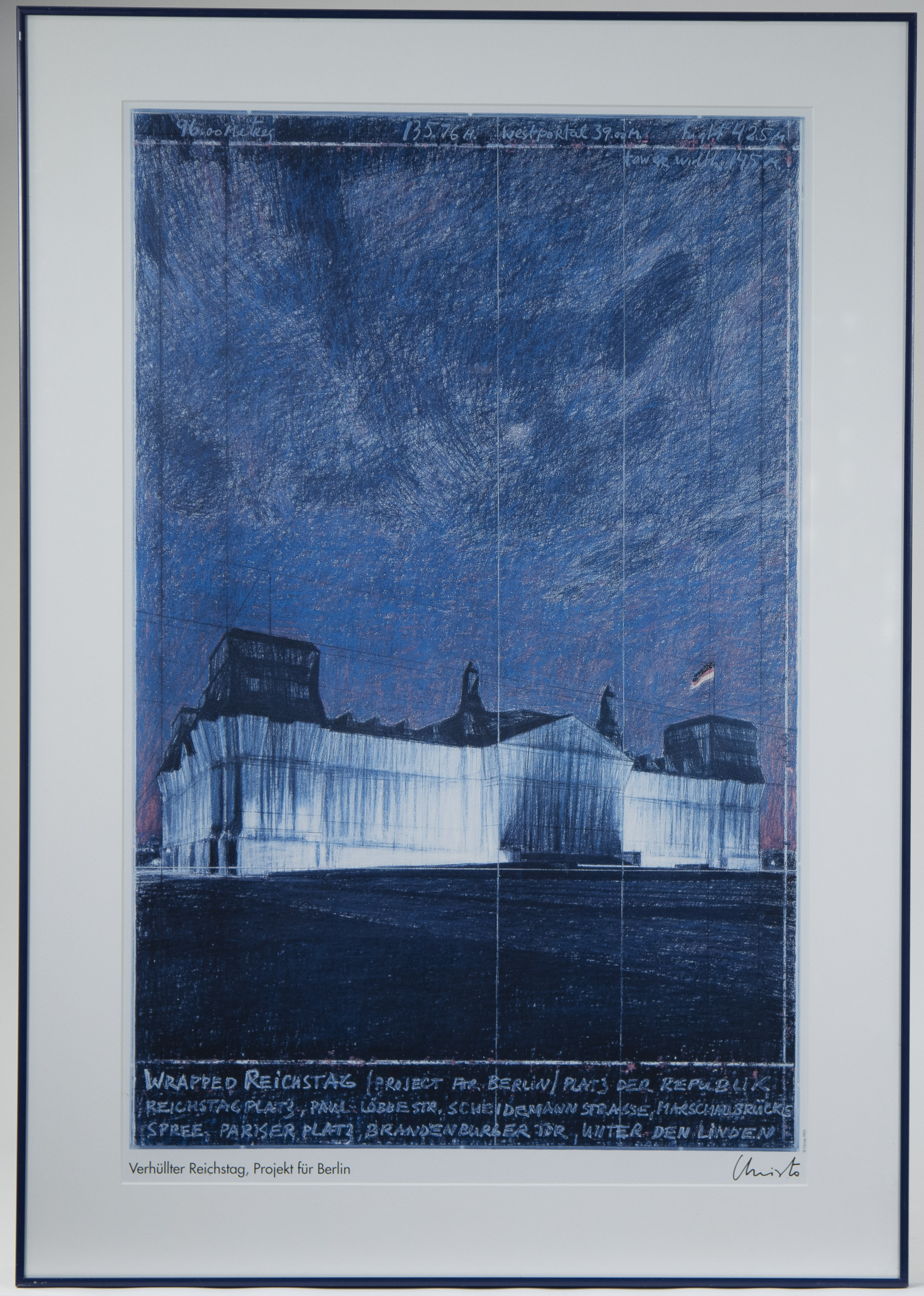 CHRISTO (1935-2020), offset lithography Projekt für Berlin, Wrapped Reichstag en The Wrapped Reichst - Image 5 of 5