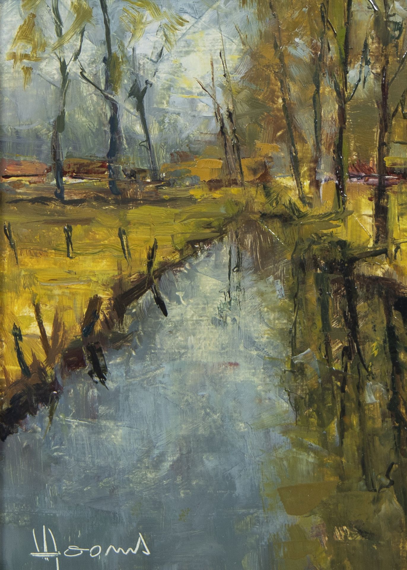 Vic DOOMS (1912-1994), lot of 4 works oil on board Landscapes, signed - Image 4 of 15