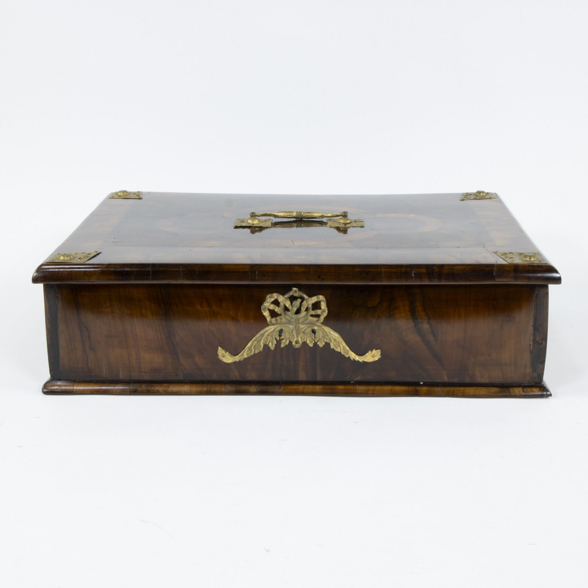 18 th century decorative case in oak with walnut veneer, Netherlands - Image 2 of 7