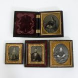 Collection of 3 photographs in Daguerreotype